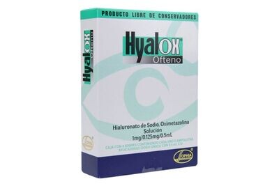Hyalox Ofteno Solucion 20 ampolletas