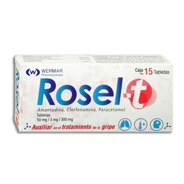 Rosel-t oral 15 tabletas Rosel-t oral 15 tabletas