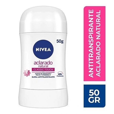 Antitranspirante Barra Nivea aclarado natural efecto satin 50g Antitranspirante Barra Nivea aclarado natural efecto satin 50g