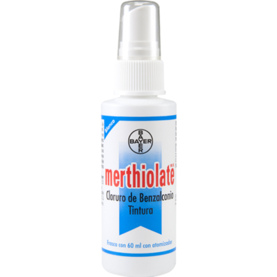 Merthiolate Blanco Antiseptico Spray 60mL Merthiolate Blanco Antiseptico Spray 60mL