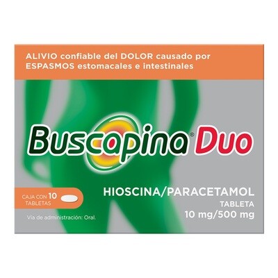 Buscapina Duo oral 10 tabletas