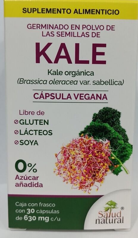 Kale 30 capsulas orales 630mg Kale 30 capsulas orales 630mg