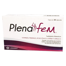 Plenafem oral 30 cápsulas