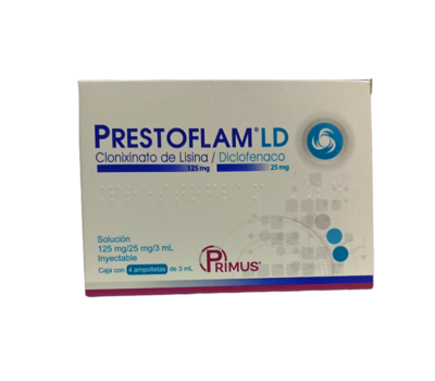 Prestoflam LD Solución Inyectable 4 ampolletas Prestoflam LD Solución Inyectable 4 ampolletas