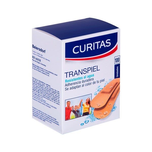 Curitas Transpiel 100 piezas Curitas Transpiel 100 piezas
