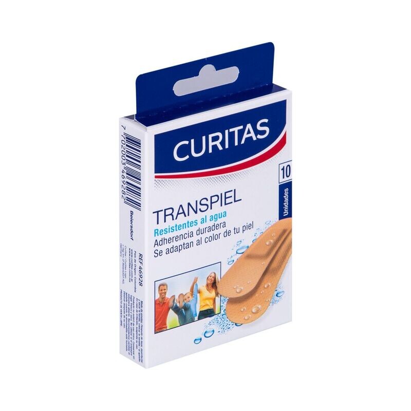 Curitas Transpiel 10 piezas