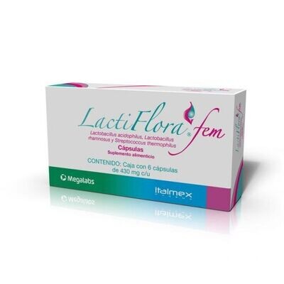 Lactiflora Fem oral 6 cápsulas
