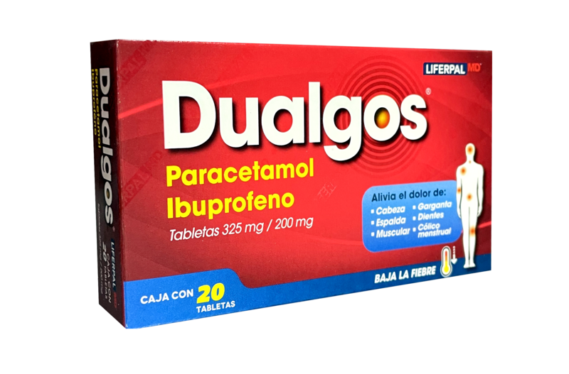 Dualgos oral 20 tabletas Dualgos oral 20 tabletas