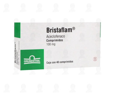 Bristaflam 100mg oral 40 comprimidos