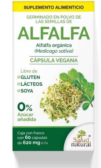 Alfalfa 60 Capsulas orales 620mg Alfalfa 60 Capsulas orales 620mg