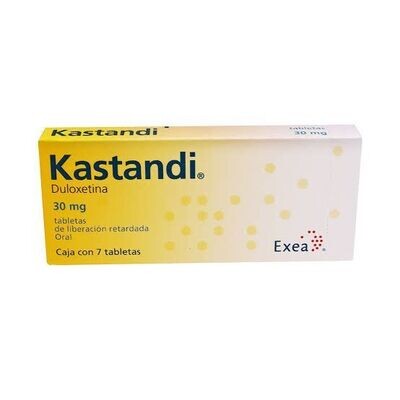 Kastandi 30mg Liberacion retardada 7 tabletas Kastandi 30mg Liberacion retardada 7 tabletas