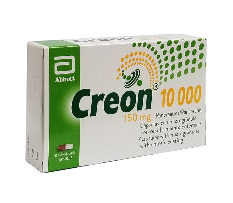 Creon 150mg oral 20 cápsulas Creon 150mg oral 20 cápsulas