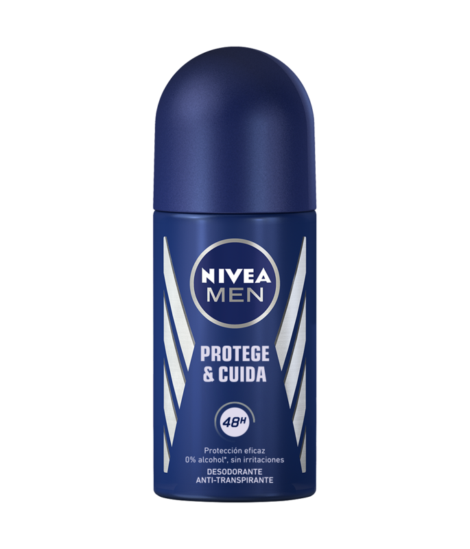 Antitranspirante Roll-On Nivea Men Protec & Care 50mL Antitranspirante Roll-On Nivea Men Protec & Care 50mL
