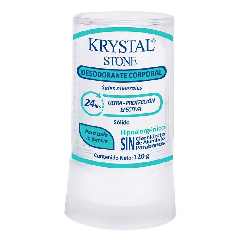 Krystal Stone Desodorante Corporal 120g Krystal Stone Desodorante Corporal 120g