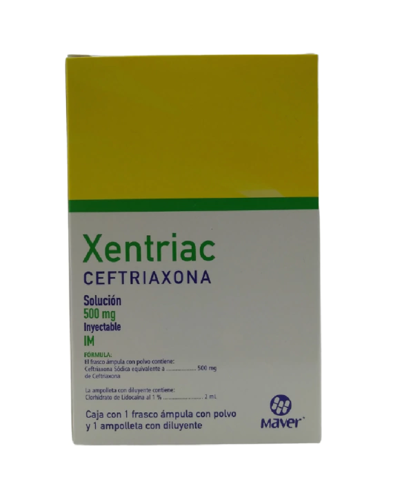 Xentraic 500mg Solución Inyectable IM con 2mL
