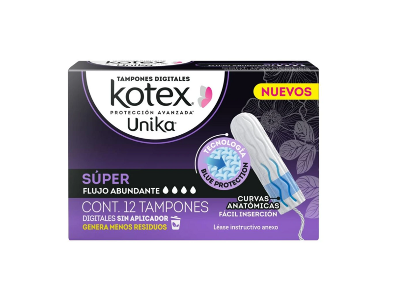 Kotex Unika Tampones Super 12piezas