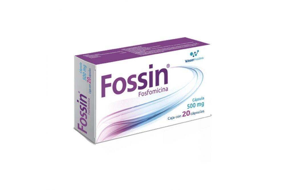 Fossin 500mg Oral 20 Capsulas