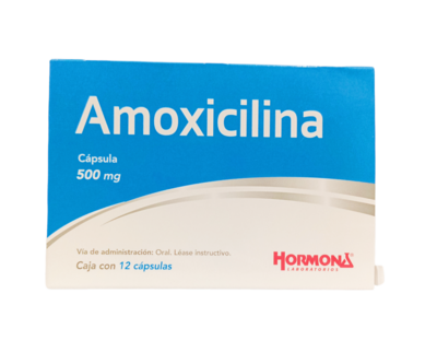 Amoxicilina 500mg oral 12 Cápsulas