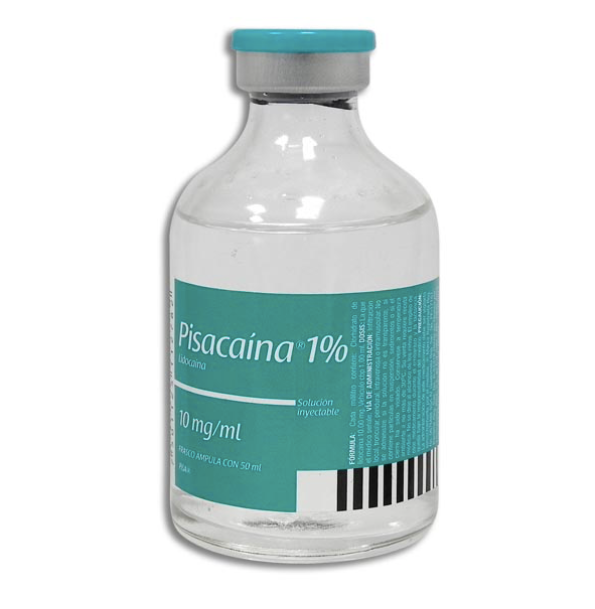 Pisacaina 1% Solución Inyectable 50mL Pisacaina 1% Solución Inyectable 50mL