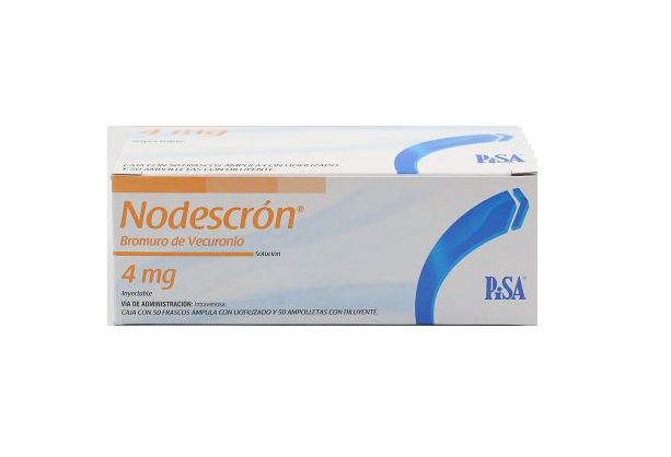 Nodescrón 4mg Solución Inyectable frasco ámpula con ampolleta