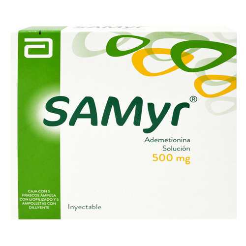 Samyr 500mg Solución INyectabke 5 ampolletas