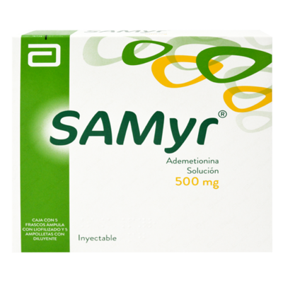 Samyr 500mg Solución INyectabke 5 ampolletas Samyr 500mg Solución INyectabke 5 ampolletas