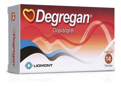 Degregen Oral 75mg 14 tabletas Degregen Oral 75mg 14 tabletas