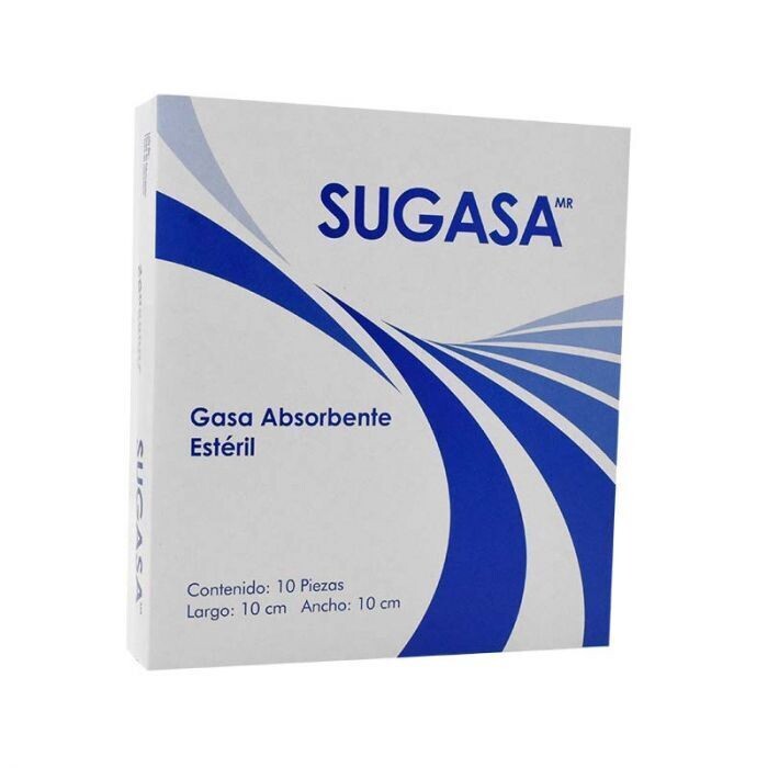 Gasa estéril 10x10cm 10 Sobres SUGASA Gasa estéril 10x10cm 10 Sobres SUGASA