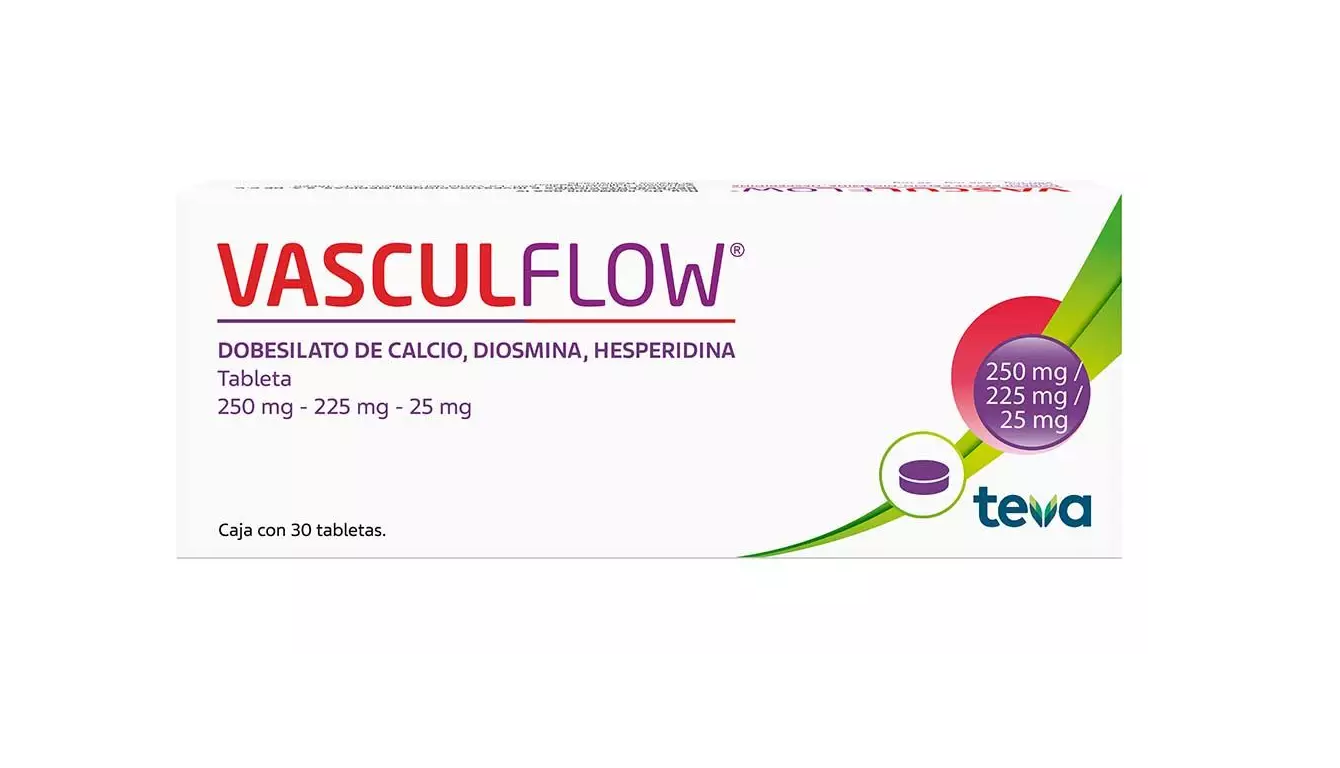 Vasculflow oral 30 tabletas