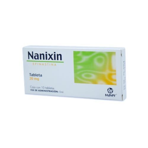Nanixin oral 20mg 10 Tabletas