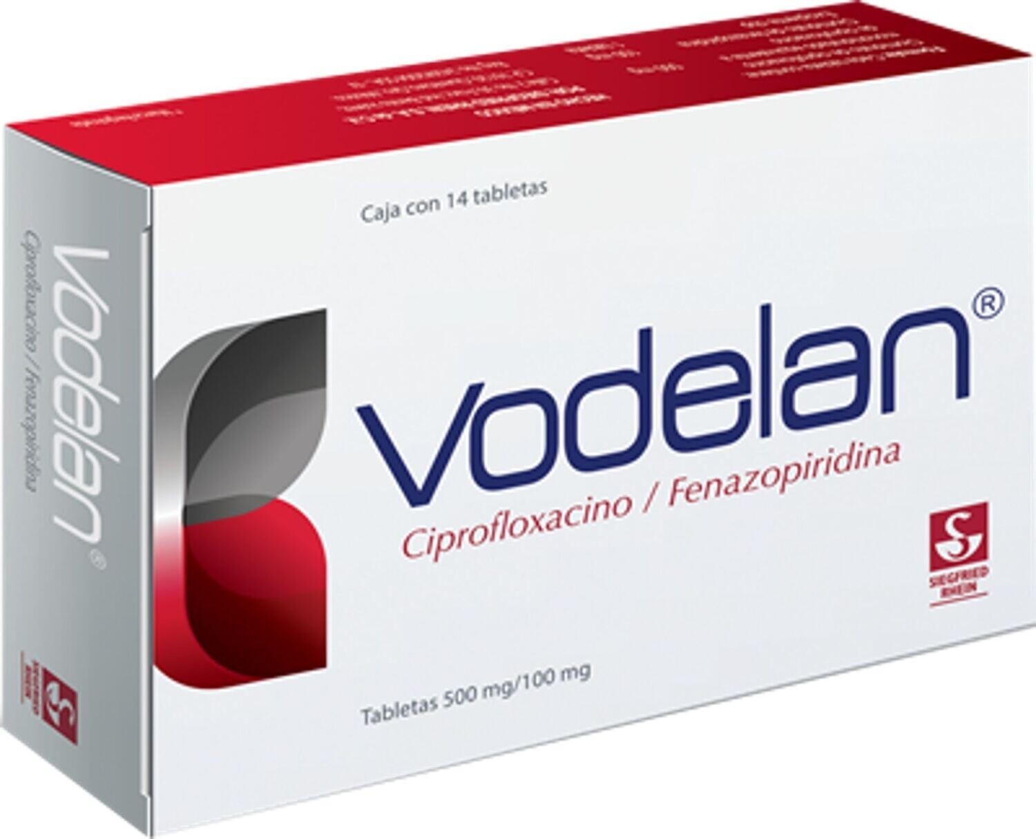 Vodelan 500/100mg oral  14 Tabletas