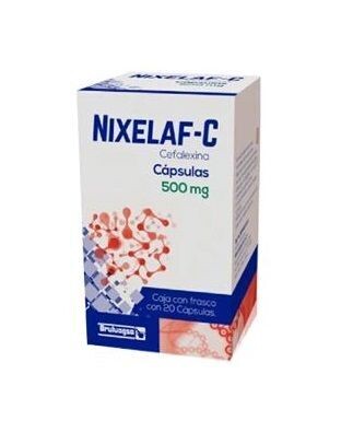 Nixelaf-C 500mg oral 20 Cápsulas