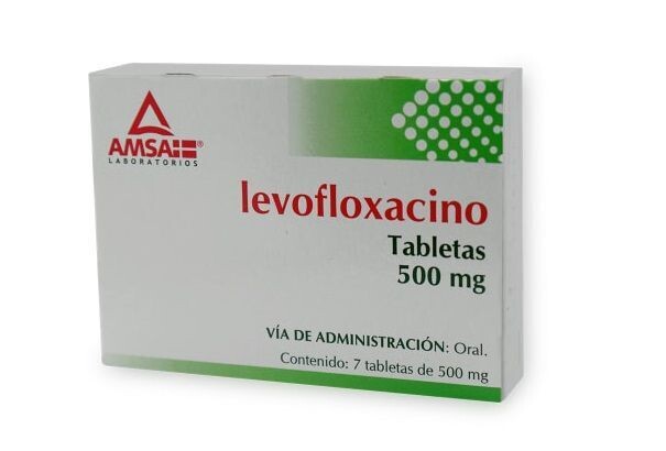 Levofloxacino 500mg oral 7 Tabletas