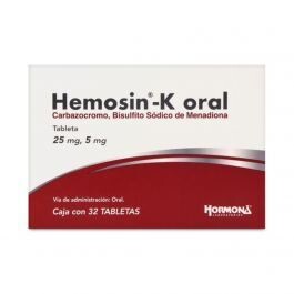 Hemosin-K solucón oral 32 Tabletas