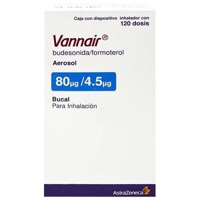 Vannair Bucal 80ug/4.5ug Aerosol Inhalacion Vannair Bucal 80ug/4.5ug Aerosol Inhalacion