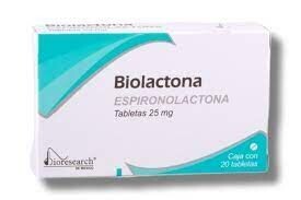 Biolactona 25mg Oral 20 Tabletas