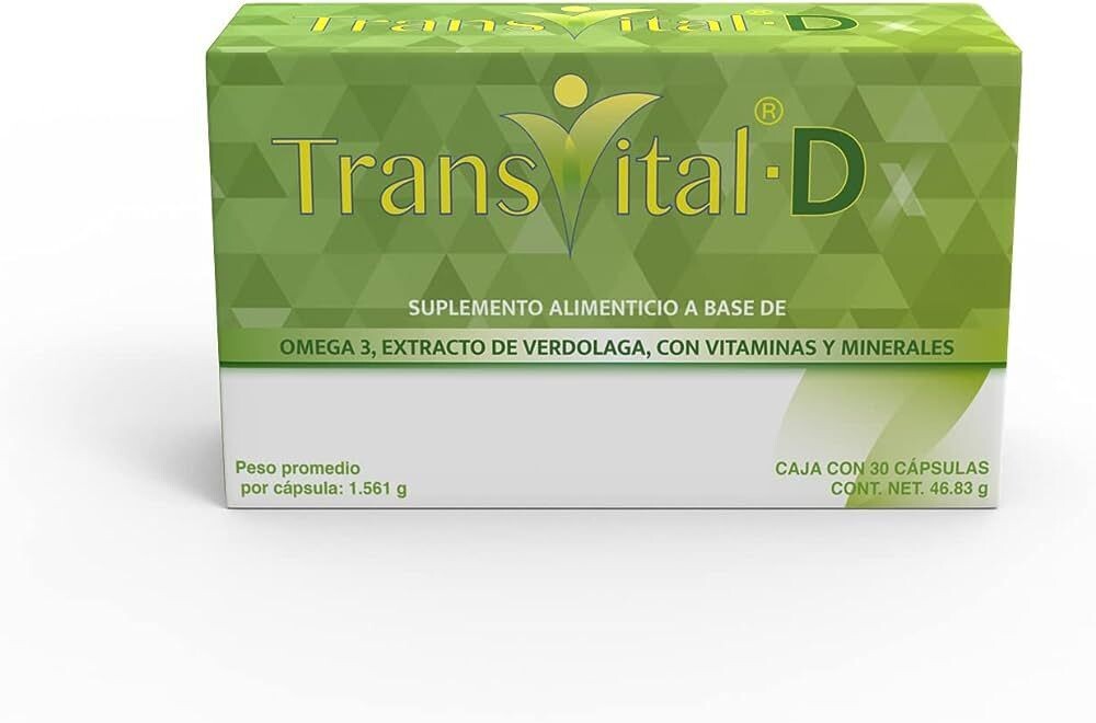 Transvital-Dx oral 30 Cápsulas
