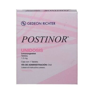 Postinor Unidosis oral 1 tableta Postinor Unidosis oral 1 tableta