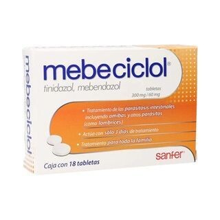 Mebeciclol oral 18 Tabletas