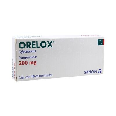 Orelox 200mg oral 10 comprimidos Orelox 200mg oral 10 comprimidos