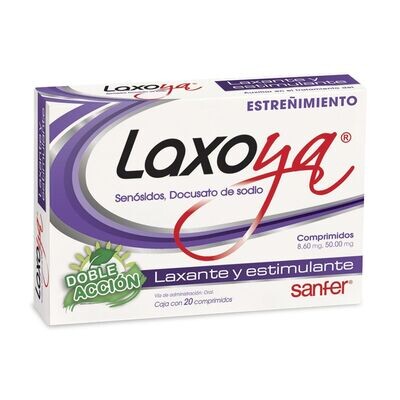 Laxoya oral 20 comprimidos