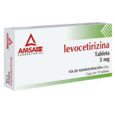 Levocetirizina 5mg oral 10 Tabletas Levocetirizina 5mg oral 10 Tabletas