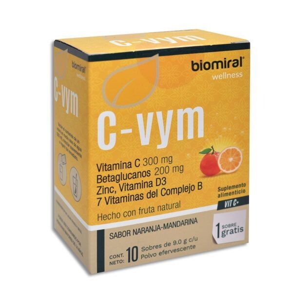 C-Vym Polvo Efervecente 10 Sobres C-Vym Polvo Efervecente 10 Sobres
