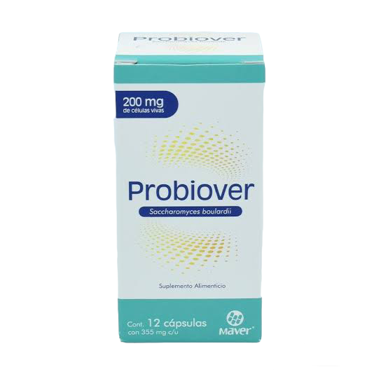 PROBIOVER 355MG. CAJA CON 12 CAPSULAS (SACCHAROMYCES BOULARDII) – Farmacias  Iguales