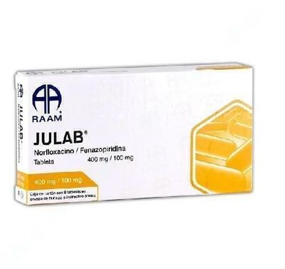 Julab 400/100mg oral 16 Tabletas Julab 400/100mg oral 16 Tabletas