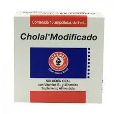 Cholal Modificado Solución oral 10 Ampolletas Cholal Modificado Solución oral 10 Ampolletas