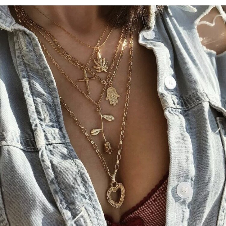 Various necklaces
