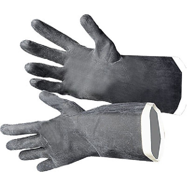 Перчатки чёрные КЩС тип 1 (АзРИ)