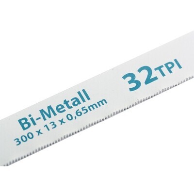 Полотна для ножовки по металлу, 300 мм, 32TPI, ВiМ, /2 шт./ // GROSS