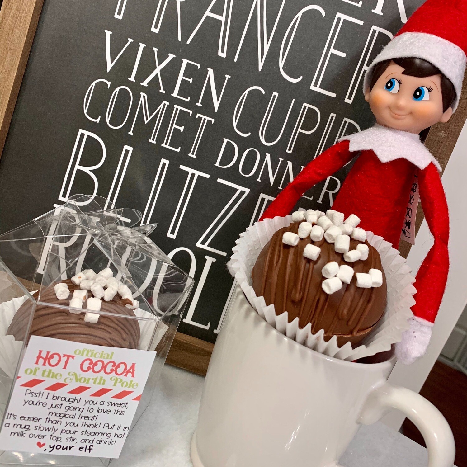 Elf Hot Cocoa Bomb